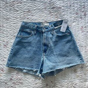 Abercrombie & Fitch Curve Love The 90’s Relaxed Cutoff Short High Rise